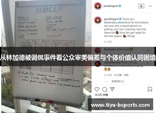 从林加德被调侃事件看公众审美偏差与个体价值认同困境