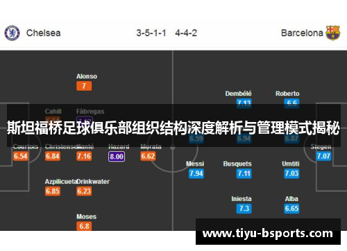 斯坦福桥足球俱乐部组织结构深度解析与管理模式揭秘